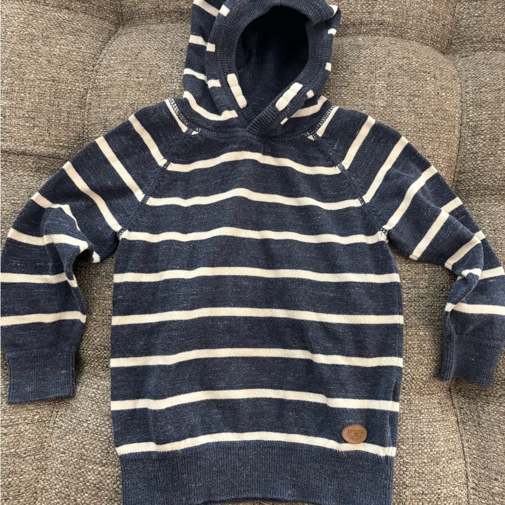 L.O.G.G. Navy and White Striped Sweater- Excellent Condition 2y-4y